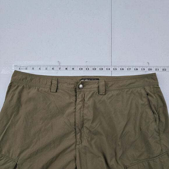 Under Armour zip off pants hiking 42x32 mens green tan 5174 - Picture 5 of 11